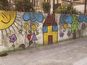 casa e casal graffiti
