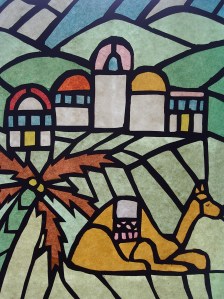 presepio e belem vitrais